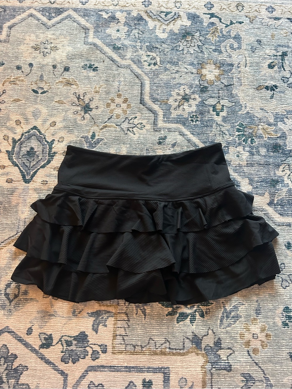 Black Ruffled Women’s Athletic Skirt - WORN ONCE